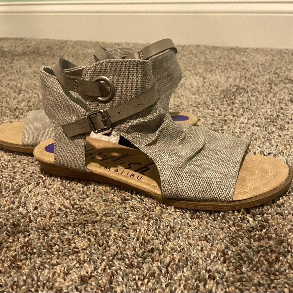 Blowfish Gray Sandals - Picture 2 of 5